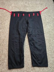 Elite Sports BJJ Gi Womens F3 Black Red Jiu-Jitsu Kimono Jacket Pants