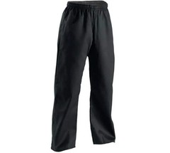 Thapur Sports Elite Lightweight Karate/Taekwondo Uniform Gi Pants, White/Black