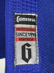 Youth Jiu Jitsu Gi *Gameness Air Gi* Size 00 Blue BJJ Kimono Top Only EUC