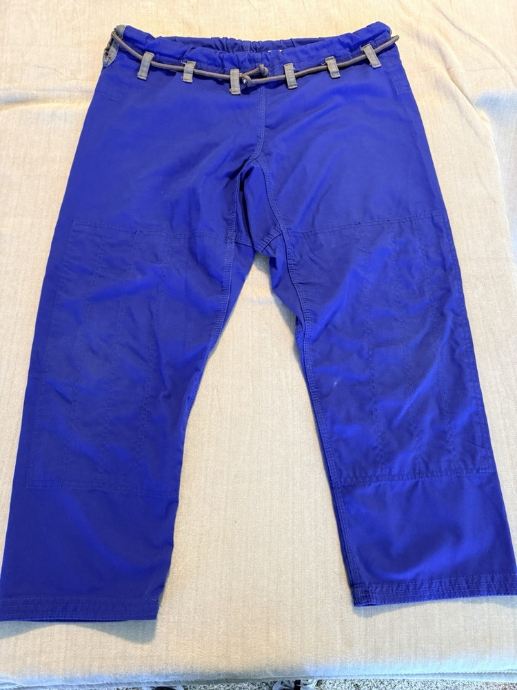 Elite Martial Arts Gi Pants A3 Blue Karate Judo BJJ Training Uniform Adult