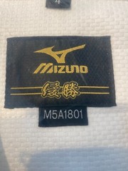 MIZUNO Judo gi Jacket Judogi YUSHO White IJF Official Approved 22JM5A1801