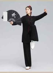 Tai Chi Clothes Wushu Kung Fu Dress Martial Art Uniform Long Sleeves Breathable
