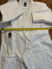 PBS White Jiu Jitsu Gi 100% Cotton Heavyweight Weave Size A NWT
