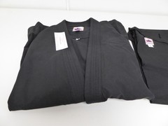 Martial Arts Gi Size 5 Black 100% Cotton Brand New NOS by MAP2