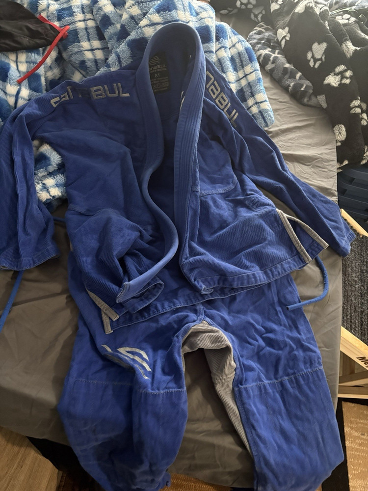 Sanabul Essential BJJ Gi Blue A1 Jiu-Jitsu Uniform Adult Unisex