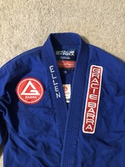 Gracie Barra Equipe GB Jiu Jitsu Kimono Top Youth Y5 Blue Marital Arts MMA