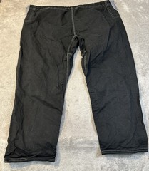 A4 YCH Black/Grey Brazilian Jiu Jitsu Uniform Apparel Kimono Pants 100% Cotton