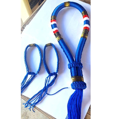 Set Mongkol Prajiat Boxing Premium Headband Armbands MMA Muay Thai Traditional