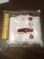 Macho Martial Arts Taiwan Doe Uniform Size 00 / 130 And KD Elite Rank Yellow…