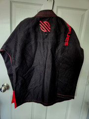 Sanabul Jacket Adult A1 Black/Red Brazilian Jiu Jitzu Gi Kimono Combat BJJ TOP