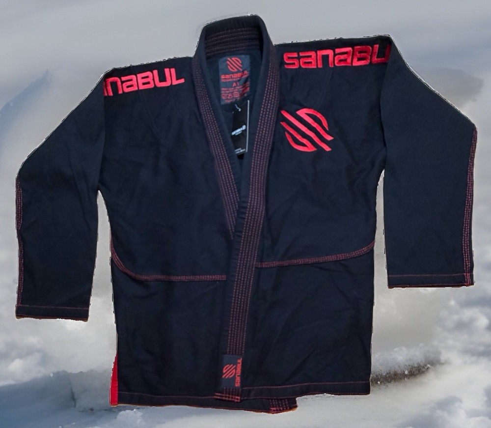 Sanabul Gi A1 NEW Black Red Brazilian Jiu Jitsu BJJ Highlights Pro Competition
