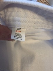 NWOT Ki International Karate GI Uniform Unisex Sz 3/160