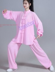 Cotton Linen Kung Fu Tai Chi Uniform Unisex Martial Arts Wing Chun Suit Clothing