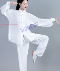 Cotton Linen Kung Fu Tai Chi Uniform Unisex Martial Arts Wing Chun Suit Clothing