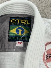CTRL Industries Gi Kimono Jacket And Pants Youth M2 White Martial Arts MMA *READ
