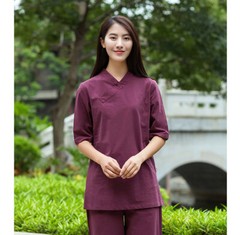 Women Tai Chi Yoga Sets Uniform Top+pant Kung Fu suit Martial Arts Wushu Vintage