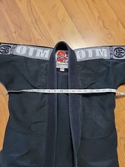 OTM Jiujitsu Gi Top Kids Black Size M000 Youth BJJ Grappling On The Mat MMA Gym