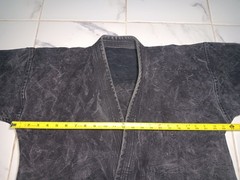 Shureido Karate Uniform size 3.5 Black Made In Japan Jacket Pants Set