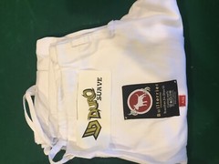 BULL TERRIER Jiu Jitsu Gi MUJD White – A1S *BRAND NEW*