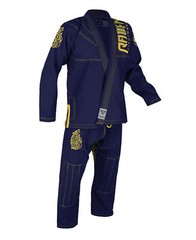 Raven Fightwear Men’s Ulfhedinn Nordic Brazilian Jiu Jitsu Premium BJJ Gi Blue