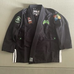 Fuji Suparaito Gamer Jiu Jitsu BJJ Gi Black Lightweight New In Pkg