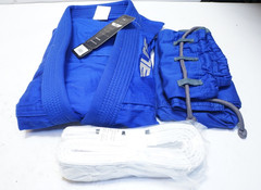 New Elite Sports Ultra-Light Women’s BJJ GI ET10000BLUEF3 Size 3 Ships FREE