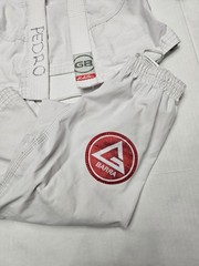 Gracie Barra Equipe Edition Kimono/Pants Gi White Youth Y2 Brazilian Jiu-Jitsu