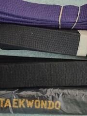Lot 3, Sz 4 (XL) Brand New Judo/Karate Gi Light-Med Wt Cott 33-34in Tall, 2Belts