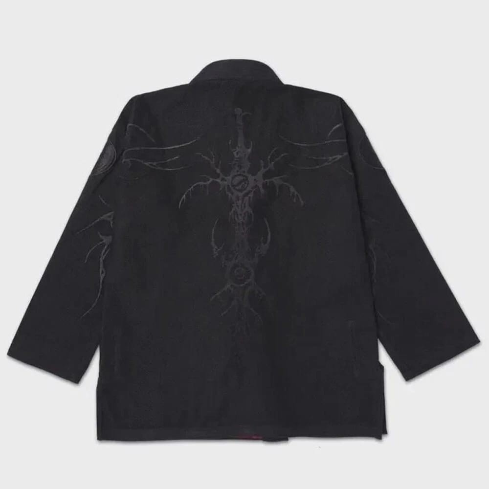 Best Selling Shoyoroll Tribal Black Jiu Jitsu Kimonos BJJ Gi 450 GSM *With Bag *