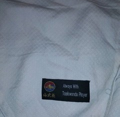 SangMooSa Taekwondo Medium Weight Student Uniform (Size 130 #00) 6-8yr