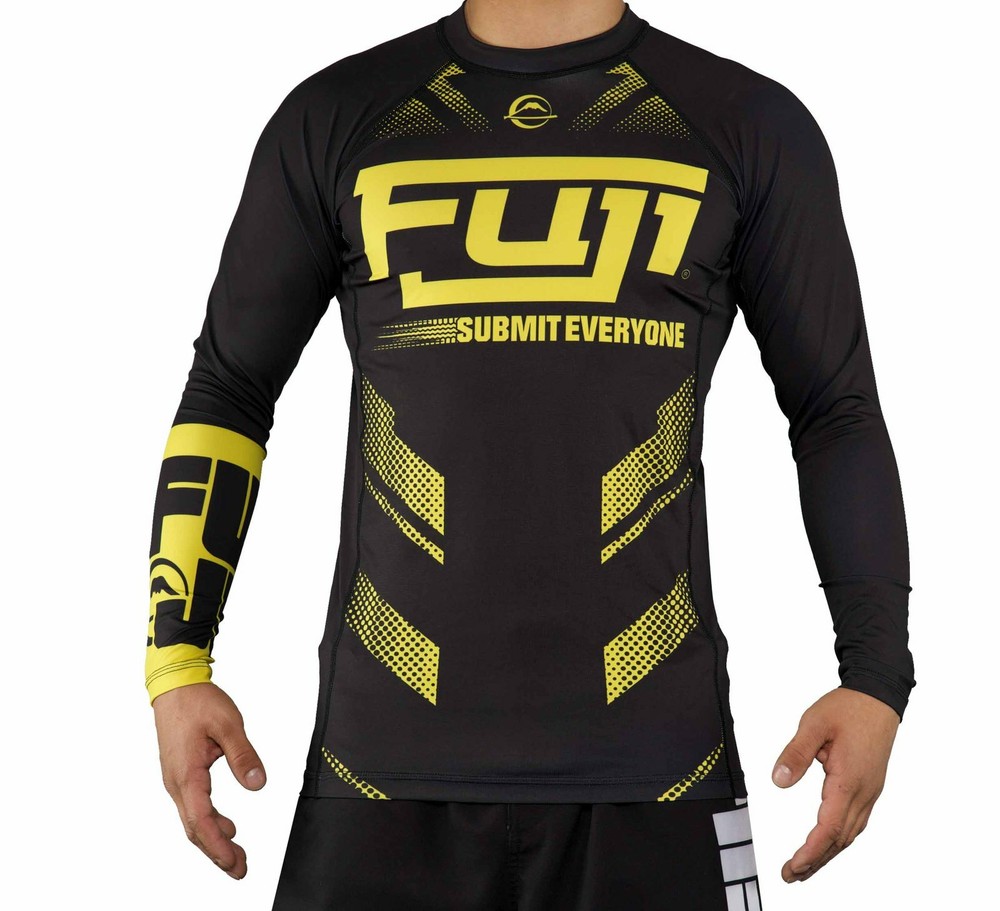 Fuji Sub Only Submit MMA BJJ Jiu Jitsu LongSleeve Long Sleeve LS Rashguard Rash