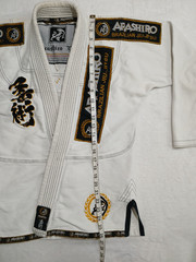 Arashiro Black Brazilian A1 Jiu Jitsu Jacket and Pants Martial Arts
