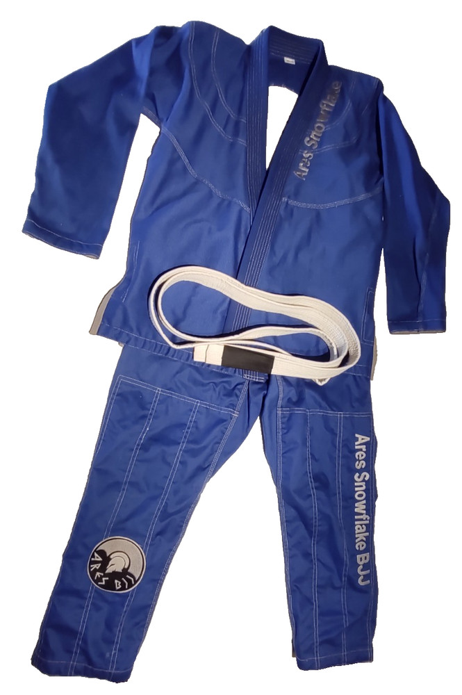 Karate Gi Martial Arts Uniform Costume Size A2 Blue Karate Dress For Adults