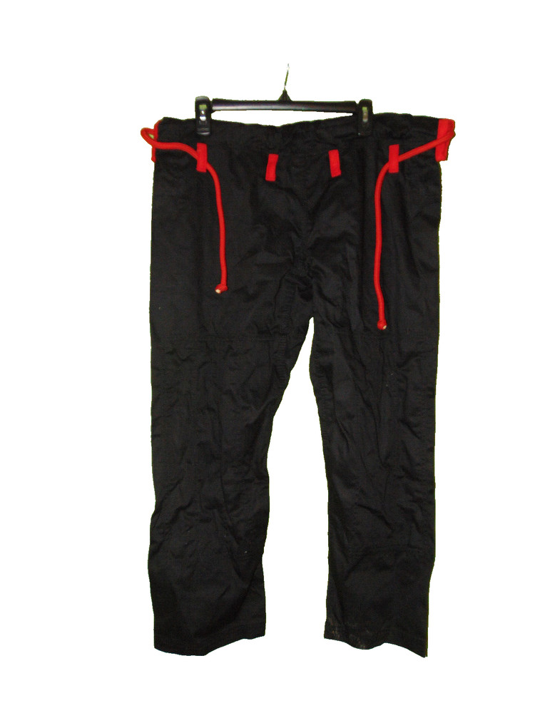 Elitl Black And Red Martial Arts Pant Top F2 New