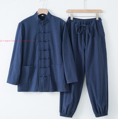 High Quality Chinese Kung Fu Linen Uniform Martial Arts Tai Chi Suit Wushu Suit
