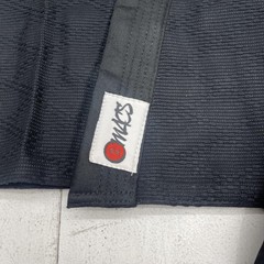 OMACS Karate Gi Uniform Set Kids XS Size 0/140 Black White Belt OMACS Logo