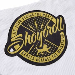 Shoyoroll Jiu Jitsu Uniform RVCA Batch 136 Competitor Retro BJJ 450 GSM White