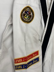 ATA World Champ Taekwondo Uniform Dobok Johnnie Morris Judge Martial Arts 10