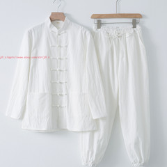 High Quality Chinese Kung Fu Linen Uniform Martial Arts Tai Chi Suit Wushu Suit