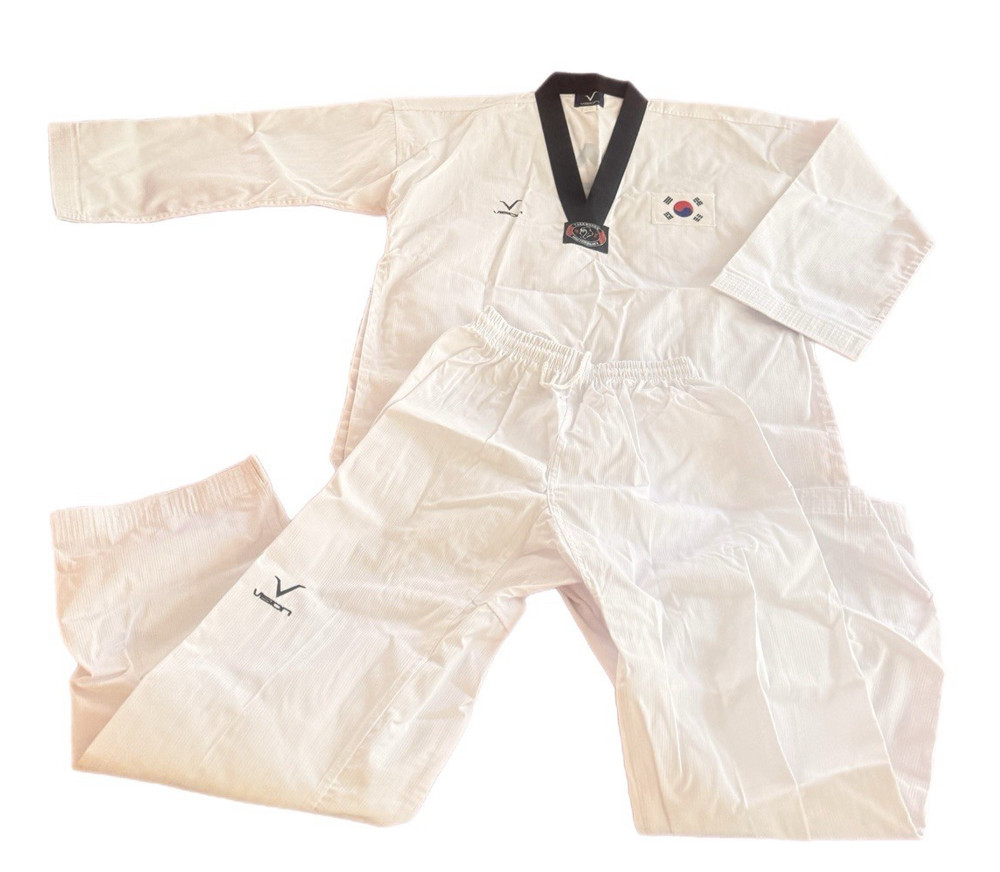 Taekwondo Uniform Adult Vision South Korea Size 4 – 180cm Height (5’9″ – 6’0″)