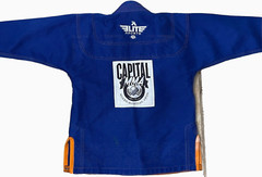 Elite Sports Gi Blue BJJ Ju Jitsu MMA Indoors Embrace The Pain Size C0 Youth