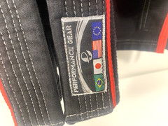 Performance Gear BJJ Gi Jacket Black Red Brazilian Jiu-Jitsu Kimono Top Only A2