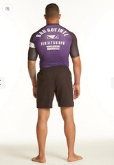 New Bad Boy Ranked Rashguard Purple Gi MMA BJJ Shirt Made in Brazil Adult