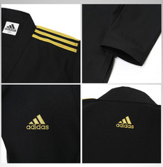 Adidas Champion 3-stripe Dobok for kids Martial Uniform/TaeKwonDo/Karatedo/Black