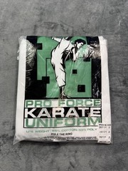 ProForce Karate Uniform Gi Men Small Size 2 White 55% Cotton Poly Martial Arts