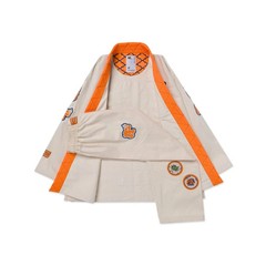 Albino and Preto Batch A&P x NESM Unbleached BJJ Gi jiu-jitsu Kimono With Bags