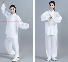 Cotton Linen Kung Fu Tai Chi Uniform Unisex Martial Arts Wing Chun Suit Clothing