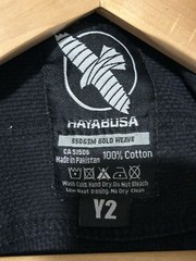 Hyubusa Jacket Gi Black Long Sleeve Y2 Jiu Jitsu Martial Arts Youth
