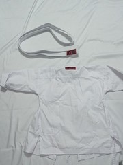 Zafko Katate Shirt Top Jacket With Belt Youth Size 00/120