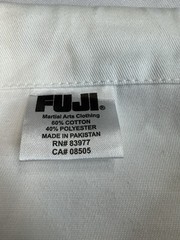 Fuji Kimono single weave Judo Gi pants and belt Size 6